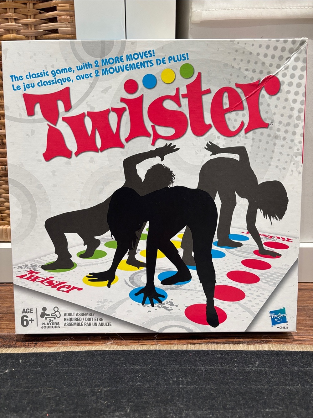 Twister Huge Floor Mat Game Hasbro 2+ Players